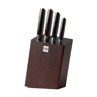 Набор стальных ножей HuoHou Composite Steel Kitchen Knife Set (4 ножа + подставка) HU0033